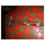 26' Vintage Plaster Decorative Axe Wall Art