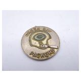 Vintage Green Bay Packers Single Bar Medal - Loop