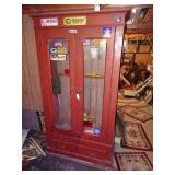 Locking Window Front Gun Cabinet with Key 76' x