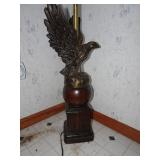 36" Vintage Eagle Table Lamp