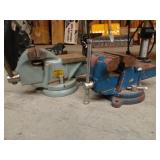 Lot of 2 Bench Vises