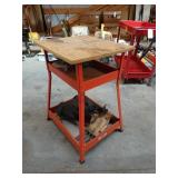 Hirsh Orange Work Bench with Contents