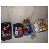 Large Assortment of Pottery & Dï¿½cor Near Wall in