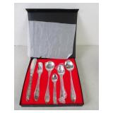 New 26pcs. MHS Cutlery Etched Falatware in Case -