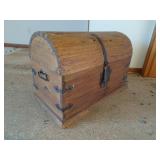 Antique Style Dome Top Pirate Style Chest with