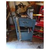 Blue Rolling Toolbox with Contents