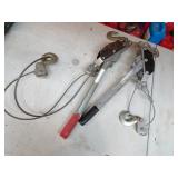 Lot of 2 Come-Along Chain Pullers