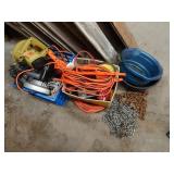 Grouping of Items on Garage Floor - Corded Power