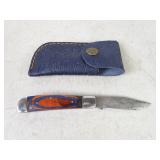 3" Damascus Blade MHS Cutlery Folding Pocket