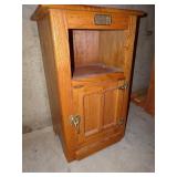 White Clad Wood  Night Stand End Table 29" x 13"