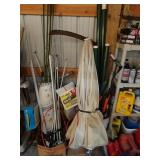 Grouping of Items - BETWEEN Plastic Shelf & Lawn