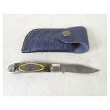 2.75" Damascus MHS Cutlery Folding Pocket Knife