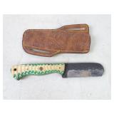 4" Bull Cutter MHS Cutlery Sheath Knife with