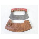 6" Ulu Alaskan Rocker MHS Cutlery Sheath Knife -