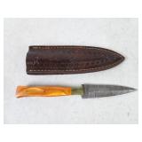 4" Double Edge MHS Cutlery Boot Sheath Knife