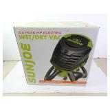 Sunjoe 3.5 Peak HP Electric Wet/Dry Vac SWD2500
