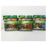 Lot of 3 GI Joe Valor vs. Venom Double Action