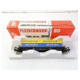 Danzas Flat Car w/ Cargo Fleischmann HO Scale