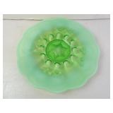 12" Antique Jefferson Glass Cherry Pattern