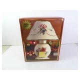 Lenox Winter Greetings Porcelain Candle Lamp with