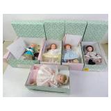 Lot of 5 Madame Alexander Dolls in Boxes