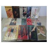 Lot of 15 Vintage 1961 Playboy Magazines