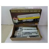 Snap Fit HO Scale Ford Short Cab Milk Tanker