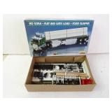 Snap Fit HO Scale Ford Sleeper Flat Bed with Load