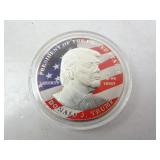 Silver Plated Graphic Donald Trump Commemorative