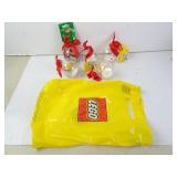 Lot of 5 LEGO Brand Customizable Christmas