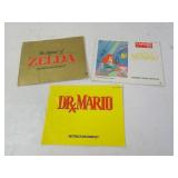 Lot of 3 NES Game Instructions - Legend of Zelda