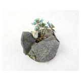 Frank Mosse Cactus Canyon Rock & Enamel Flower