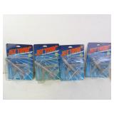 Lot of 4 Ertl Jet Tran DC-10 Replica Airplanes