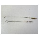 Lot of 2 Dowsing Pendulums