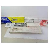 Lot of 5 Balsa Wood Frame Airplane Modeling Kits