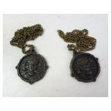 Lot of 2 Disney The Pirates League Medals on