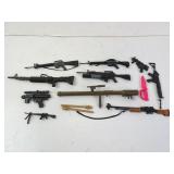 Lot of GI Joe Accessory Guns & Related