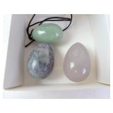 Amethyst & Aventurine Crystal Eggs