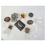 Lot of Misc. Harley Davidson Pins & Related