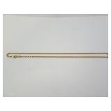 14K Yellow Gold 18" Heavy Rope Chain 9.52 gtw