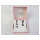Set of 2 Hallmark Sterling Silver Pendants in Box