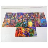 Lot of Unique 1994 Flair Marvel Comics Trading