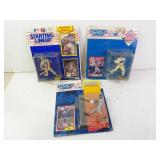 Lot of 3 Starting Lineup MLB Baseball Figures in