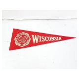 Vintage 9.5" UW-Madison Wisconsin Pennant