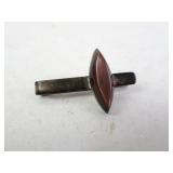 Silver Marked Mother of Pearl Marquis Stone Tie