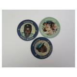 Lot of 3 Vintage 7Eleven Holographic MLB Baseball