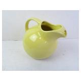 Vintage Hall 683 Yellow Glazed Pottery Pitcher
