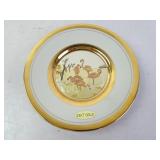 24kt Gold Painted Art of Chokin Japan 6" Plate