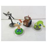 Lot of 4 Disney Infinity Game Figures -