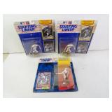 Lot of 3 Starting Lineup MLB Baseball Figures in